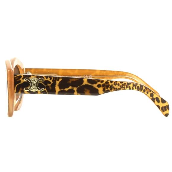 Celine Animal Print Triomphe Cat Eye Sunglasses main image 8